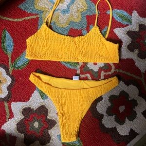 Yellow Shein Bikini